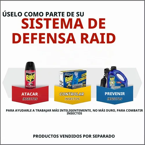 Vista 7 de Raid Ant & Roach Killer aroma a limón 1.09 libras (paquete de 5)