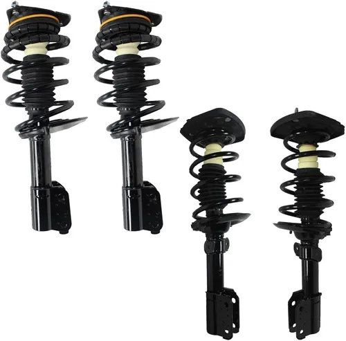 Vista 42 de Detroit Axle - 4 piezas de soportes para Toyota 2004 2005 2006 2007 2008 2009 Prius, soportes delanteros y traseros con resortes helicoidales