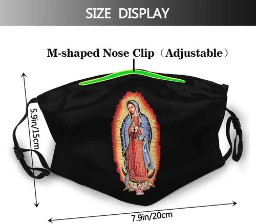 Vista 2 de Máscara facial de Jesús a la moda, reutilizable, pasamontañas para hombres y mujeres