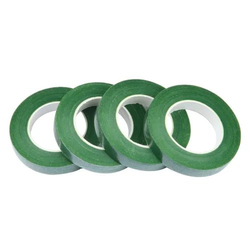 Vista 9 de 4 rollos de cinta floral, marrón, 1/2" de ancho, 30 yardas/rollo