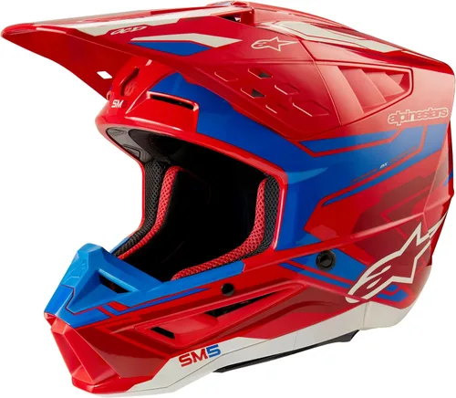 Vista 4 de Casco Alpinestars SM5 Sólido, Protección Ligera para Pilotos de MX