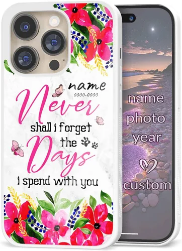 Vista 29 de Fundas de teléfono personalizadas para Apple iPhone 5 6 7 8 11 12 13 14 Pro Max Plus Mini Xr Xs SE Samsung Moto Pixel Blue Lindas fundas
