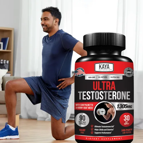 Vista 9 de Kaya Naturals Ultra testosterona - Refuerzo de testosterona para hombre con Tongkat Ali, hierba de cabra cachonda, tribulus, suplemento natural