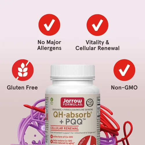 Vista 4 de Suplemento QH Plus PQQ Jarrow Formulas, QHPQ, 1, 1