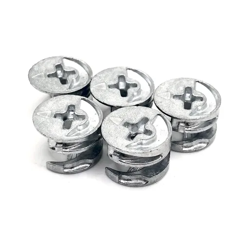 Vista 3 de ReplacementScrews Tuercas de bloqueo de leva excéntricas compatibles con IKEA Part 110630 (paquete de 5) (BRIMNES, HEMNES, IDANAS), Zink Alloy