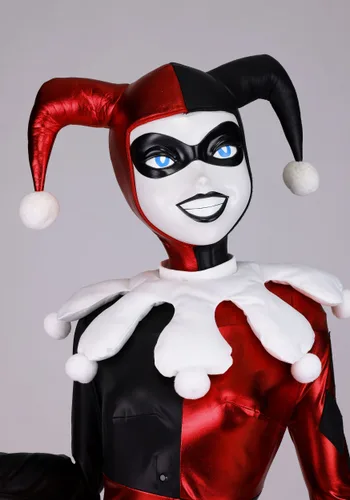 Vista 6 de Decoración Animatrónica Harley Quinn Serie Animada DC Batman 5.7FT Multicolor