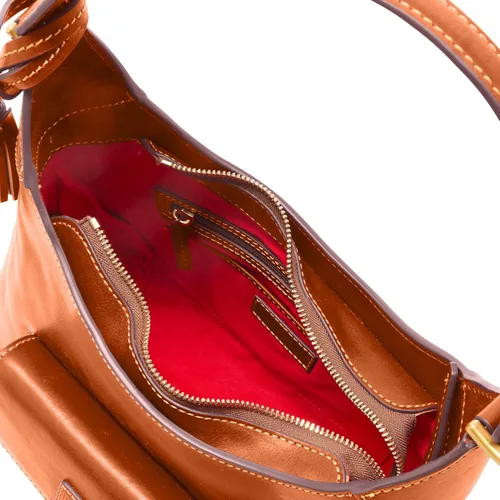 Vista 3 de Dooney & Bourke Florentine - Bolso de hombro pequeño Hobo