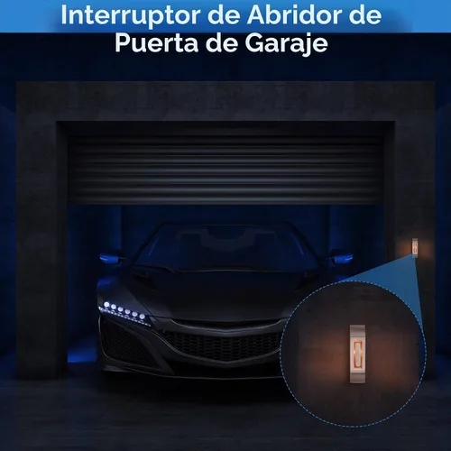 Vista 6 de Enhon - Timbre de puerta con cable de metal con luz LED, 1 paquete Heavy Duty Metal Door Bell Button, Stylish Garage Doorbell Compatible with Wire