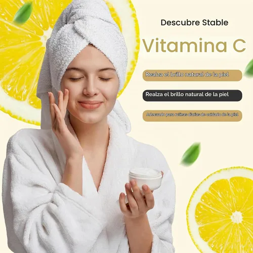Vista 4 de Polvo de ácido ascórbico etílico y derivado estable de vitamina C que ayuda a absorber la vitamina C para la piel, mejorar el brillo de la piel