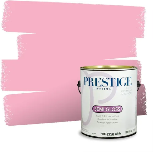 Vista 253 de Prestige Paints Pintura exterior e imprimación en uno, 1 galón, plano, coincidencia comparable de Valspar* Amber Rose*