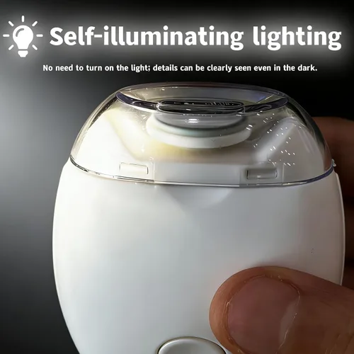 Vista 6 de Cortaúñas eléctrico automático 3 en 1, nuevo molinillo de uñas automático universal, recortador de uñas automático con luz y almacenamiento