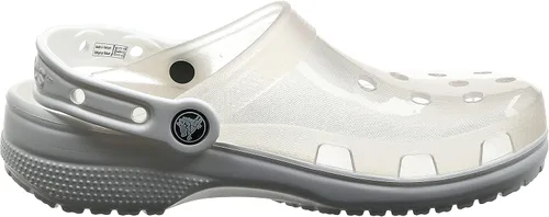 Vista 9 de Crocs Zuecos clásicos brillantes unisex para adultos, zapatos metálicos y con purpurina