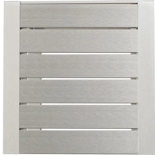 Vista 12 de Christopher Knight Home Cape Coral - Sillas de aluminio para exteriores con mesa auxiliar, color caqui y plateado