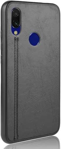 Vista 2 de Funda de teléfono para Xiaomi Redmi Note 7, Funda para Xiaomi Redmi Note 7 Funda protectora de cuero PU estilo vaca, funda antideslizante a prueba