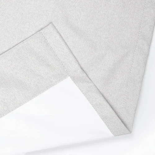 Vista 4 de TWOPAGES Cortinas plisadas opacas de 63 pulgadas de largo para ventanas pequeñas, paneles de lino con aislamiento térmico