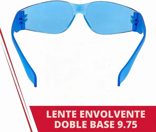 Vista 4 de Radians - Gafas de seguridad, color azul claro