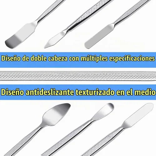 Vista 2 de Kit de herramientas de palanca de metal de 6 piezas para reparación de electrónica con computadora portátil, teléfono celular, tableta, computadora