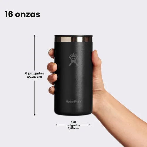 Vista 6 de Hydro Flask Taza de café de viaje – Acero inoxidable aislado, antiderrames, resistente a fugas, vaso de café para llevar, 16 onzas, verde agave