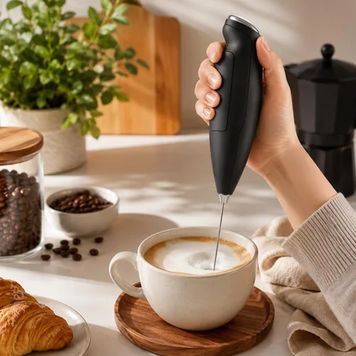 Vista 7 de ChefWave Espumador de leche portátil (negro)