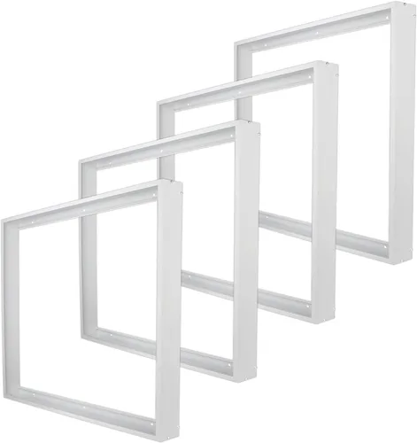 Vista 13 de Kit de montaje en superficie de 1 x 4 para panel plano LED, marco de techo de aluminio para 12 x 48 x 3.13 pulgadas, bueno para panel iluminado