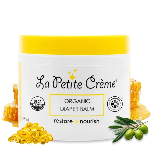 Vista 10 de La Petite Creme Bálsamo de pañales orgánico francés – Crema curativa y nutritiva para pañales – Bálsamo para bebés suave y seguro – Cera de abeja