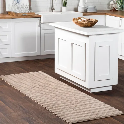 Vista 22 de nuLOOM Alfombra de Área de Felpa Acogedora de 5' x 8', Lavable a Máquina, Antideslizante, Alfombra Shag Suave y Esponjosa para Sala de Estar, Rubor