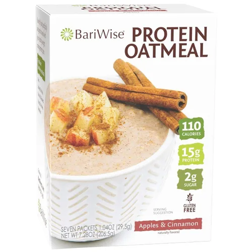 Vista 6 de BariWise Paquete de avena proteica, arce y azúcar morena y manzanas y canela