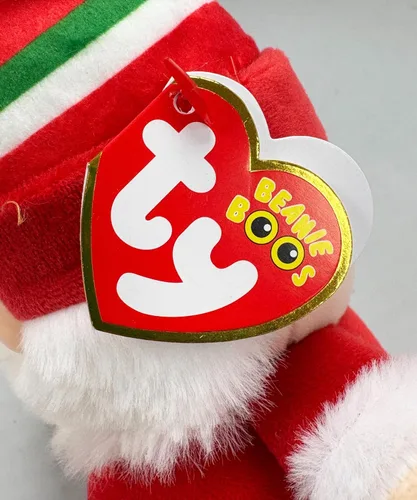 Vista 4 de TY Beanie Boo GNEWMAN - Gnomo de Navidad con sombrero - 6