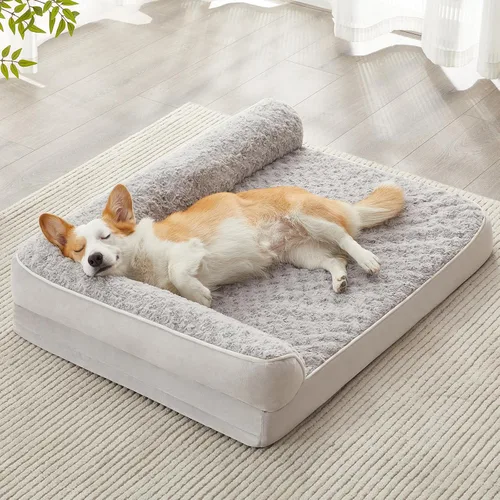 Vista 29 de BFPETHOME - Camas ortopédicas para perros grandes - Sofá para perros impermeable con funda extraíble y lavable, cama grande para mascotas con forro