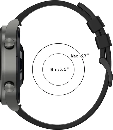 Vista 6 de Correa de reloj de 0.866in, correa oficial, para Huawei GT 2 GT2 Pro, repuesto original de reloj inteligente para hombre