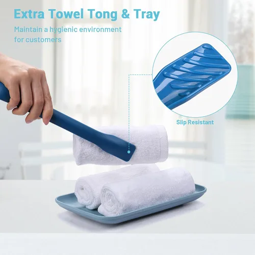 Vista 3 de BYOOTIQUE - Mini calentador de toallas calientes de 5 litros, calentador profesional de secado rápido, portátil, para sala de manicura, facial