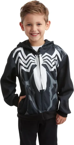 Vista 3 de Marvel Avengers Boys' Sweatshirt - Spidey, Spider-Man, Venom, Hulk - Cosplay Hoodie Sweatshirt for Boys (3T-12)