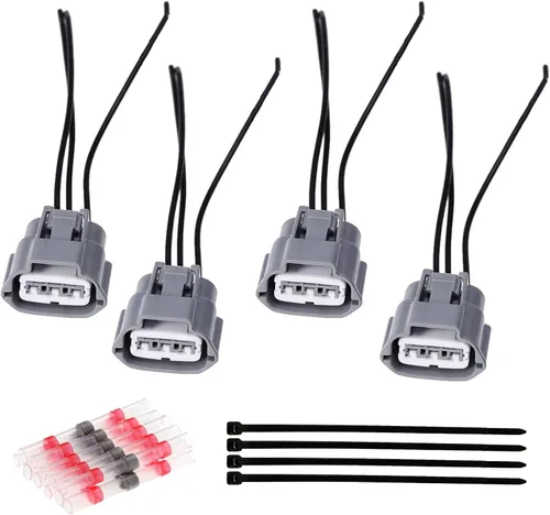 Vista 16 de MAMIKO Arnés de Conector Pigtail de Bobina de Encendido CU2Z-14S411-AFA para Ford Expedition F150 Explorer Flex Lobo Taurus Transit-150 Transit-250