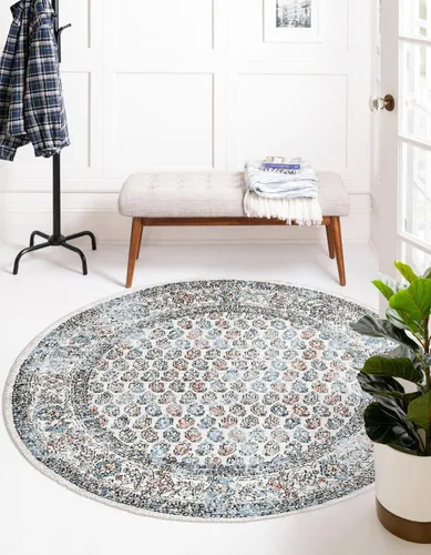 Vista 9 de Unique Loom Aramis Collection - Alfombra rectangular (2 pies x 3 pies 1 pulgada, rectangular, multicolor y negro)