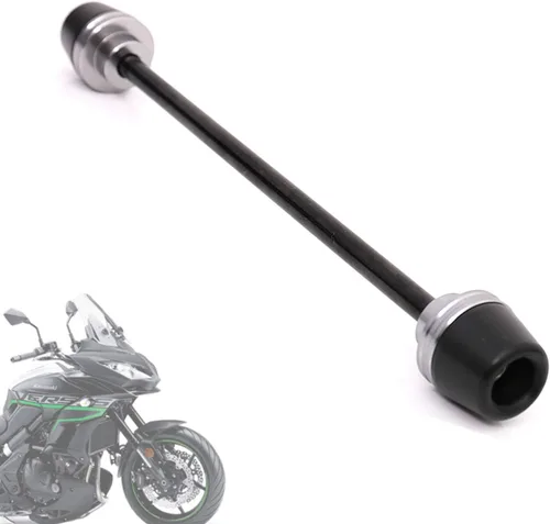 Vista 4 de MC MOTOPARTS Compatible con KLE 650 2008-2009 - Protectores de horquilla para eje delantero negro