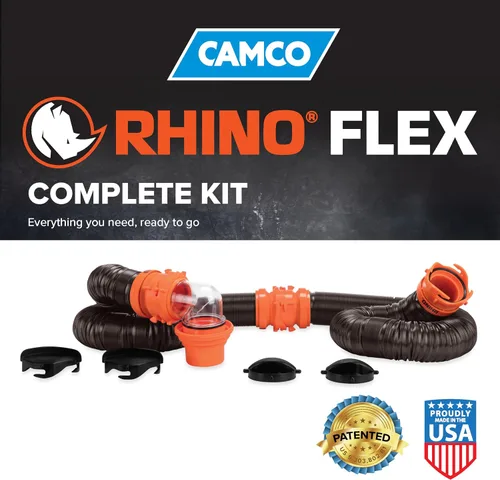 Vista 6 de Camco - Kit de extensión para manguera de alcantarilla , kit de manguera para alcantarilla - 6 m