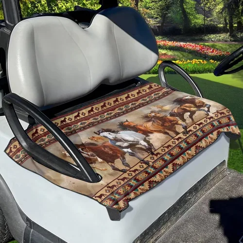 Vista 21 de Fundas universales para asiento de carrito de golf, suaves y cómodas, protección para todo tipo de clima, funda para carrito de golf para 2