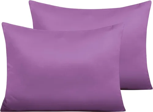Vista 35 de NTBAY Fundas de almohada de satén con cremallera para cabello y piel, juego de 2 fundas de almohada estándar de lujo con cremallera oculta, 20 x 26