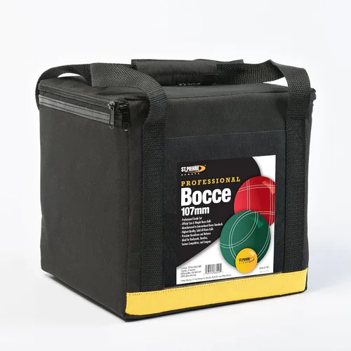 Vista 2 de St Pierre Sports - Juego de bochas profesional, verde/granate, 4.213 in