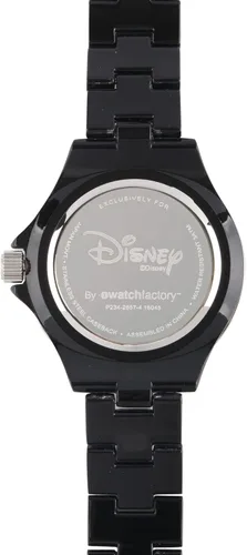 Vista 3 de Disney Reloj de pulsera analógico de cuarzo esmaltado para adultos, Plateado, NO SIZE, Reloj Mickey Esmalte