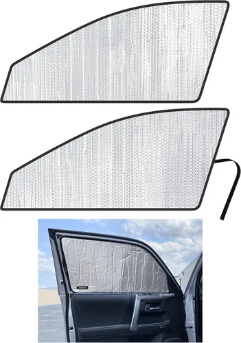 Vista 11 de YelloPro Auto Parasol para parabrisas delantero de ajuste personalizado para Toyota 4Runner SUV 2010, 2011, 2012, 2013, 2014, 2015, 2016, 2017