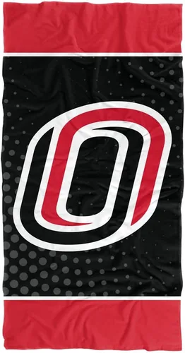 Vista 150 de LOGOVISION Manta Abilene Christian University, 30x60 Logo Dots CottonFront/PolyBackBeachTowel