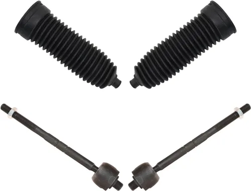 Vista 269 de TRQ Kit de dirección delantera con barra de acoplamiento de fuelle de piñón y cremallera compatible con Toyota Echo 2000-2005