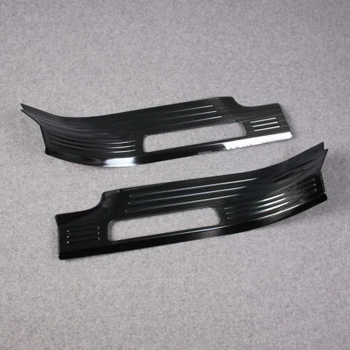 Vista 3 de Para Volvo XC90 2016 2017 2018 2019 2020 2021 2022 2023 2024 2025 Cubierta de placa de umbral de puerta interior (negro)