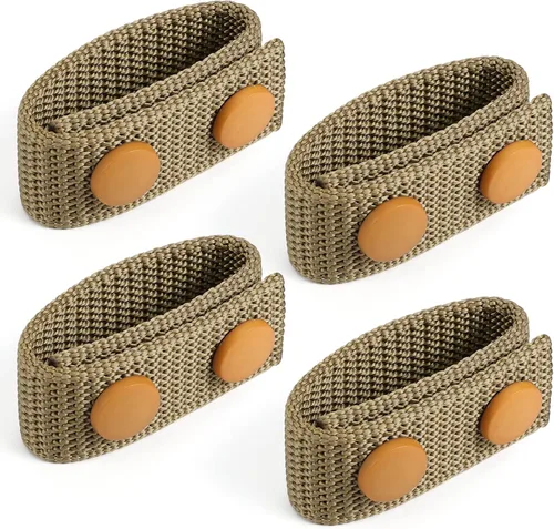 Vista 6 de FRTKK Cinturón de servicio con broches dobles para cinturón de 2¼ pulgadas de ancho, cinturón táctico de seguridad, accesorios de equipo militar