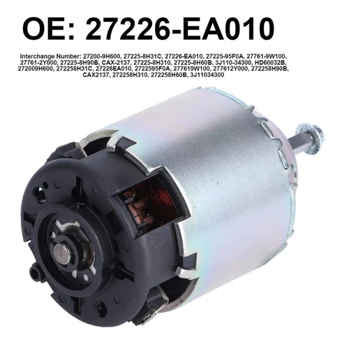 Vista 8 de Para X-Trail/ Aire Acondicionado Soplador Motor Reemplazo 27226-EA010 27225-8H310 27225-8H90B 272258H60B Aire Acondicionado Ventilador Motor