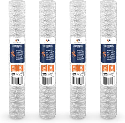 Vista 13 de Aquaboon Cartucho de filtro de agua para heridas de cuerda de 1 micrón, 20 x 2.5 pulgadas, reemplazo del filtro de agua para toda la casa