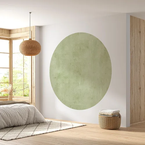 Vista 6 de Calcomanía de pared circular con estampado pastel, medio círculo, semicírculo, decoración de pared, geométrico, guardería, despegar y pegar