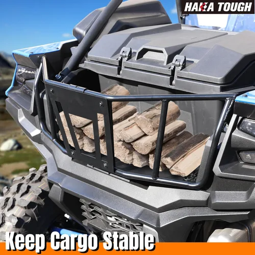 Vista 3 de HAKA TOUGH Puerta trasera de caja de carga para Kawasaki Teryx KRX 1000 Accesorios 2020-2024, extensor de cama de carga de acero resistente para KRX