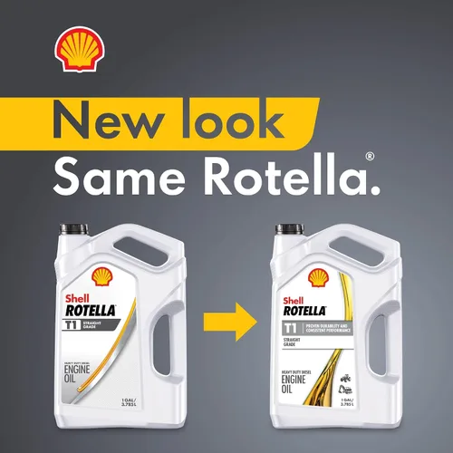 Vista 3 de Shell Rotella Aceite de motor diesel T1 SAE 40, cubo de 5 galones